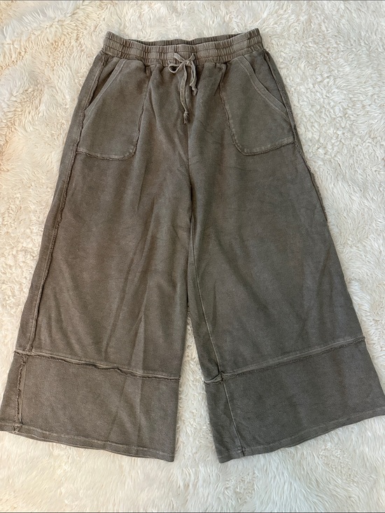 Easel Los Angeles Pants - Wide-Leg Cotton Lounge Pants